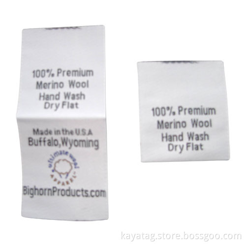 Damask Needle Loom Woven Label (KWL-068)